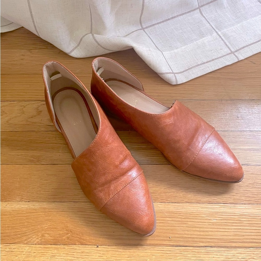 Catherine Malandrino Zwan D’Orsay Flats Women’s 9